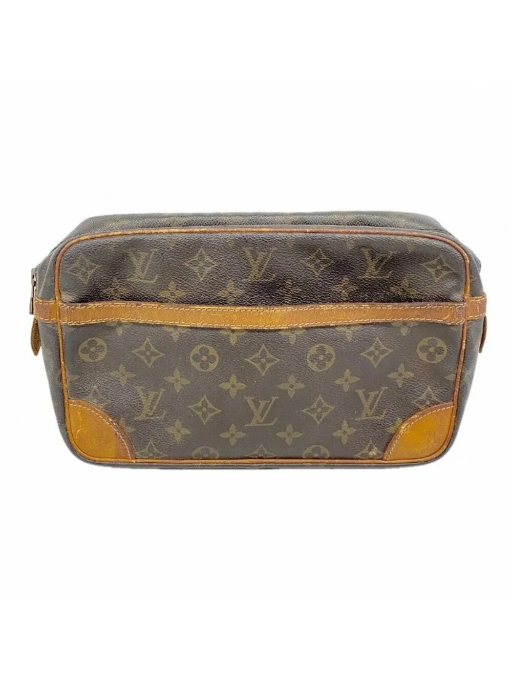 Louis Vuitton Clutch Monogram Compiegne 28 Brown